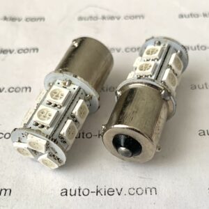 світлодіод Т25 (P21w) BA15s 13smd(5050) 24v жовтий 1 шт.
