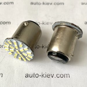 світлодіод Т25 (P21/5w) BA15d 22smd 3014 6000K 24v білий 1 шт.