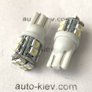 світлодіод T10(w5w) 12smd 2835 6000К 120Lm 12-24v 1 шт. Білий
