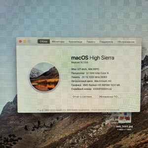 Компʼютер iMac 27-inch (Mid 2011) 3,1GHz Intel Core i5
