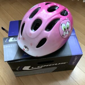 Шолом дитячий Longus FUNN 2.0 XS 48-54cm Pink Cat, рожевий нове