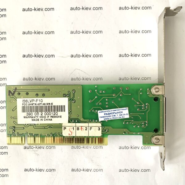 Модемна плата I56LVP-F10 (56K PCI RJ11)