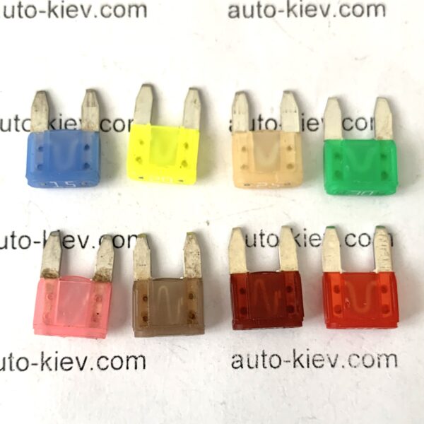 Запобіжник 4A, 5A, 7.5A, 10A, 15A, 20A, 25A, 30A mini Littelfuse