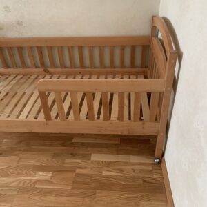 Ліжко дитяче з матрацом 160*80см, наматрасником, ковдрою та подушкою б/в