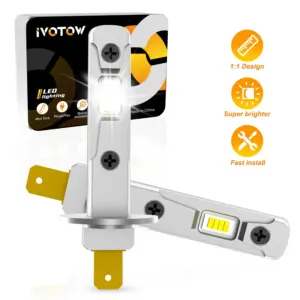 H1 LED лампи IVOTOW 3570SMD 3000K 12000Lm 40W 9-18v 2 шт.