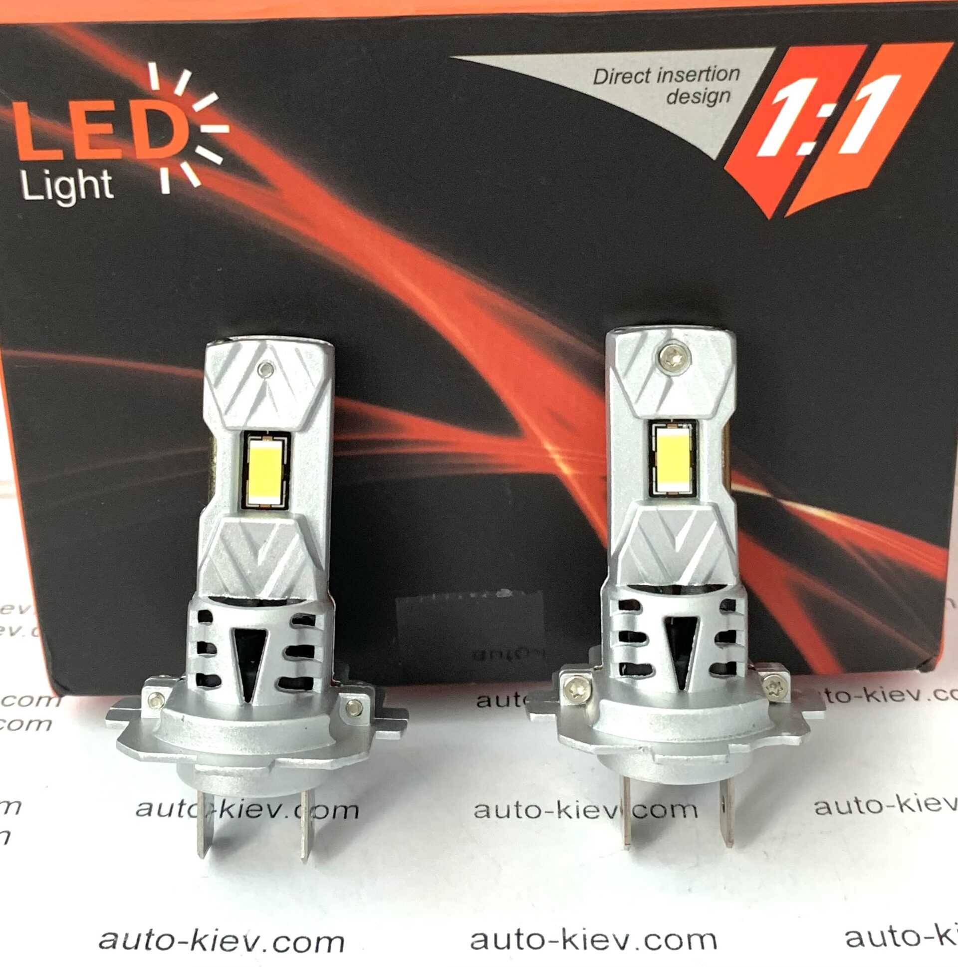 H7 led лампи HENG CHUAN LI TUO 7035(CSP) 6000K Білий 22000Lm 110W 9-16 CANBUS 2 шт