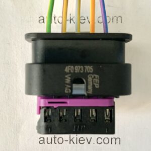 VW AG 4F0973705 роз’єм 5 pin 1.2 mm FEP GERMANY оригінал нове