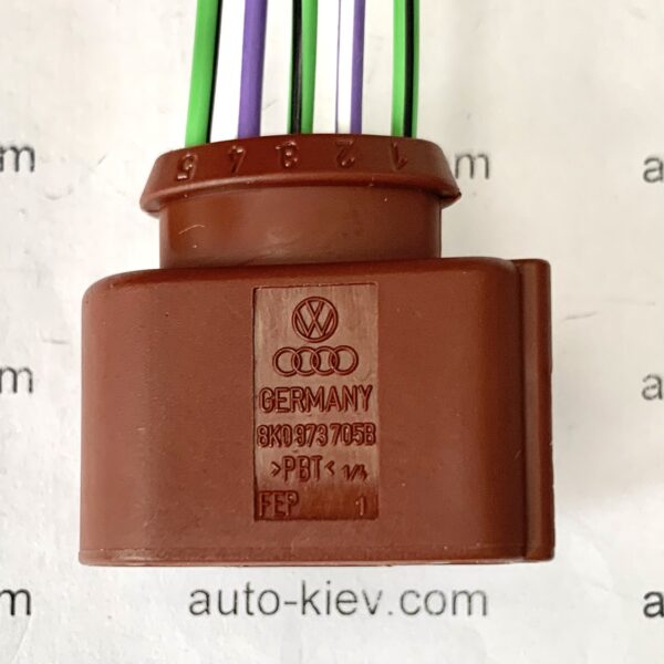 AUDI VW 8K0973705B роз’єм 5 pin 1.5 mm FEP GERMANY оригінал нове