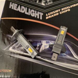 H1 led лампи DUALVISION 3000K 7585(CSP) 20000Lm 60W 9-24v CANBUS 2 шт желтая