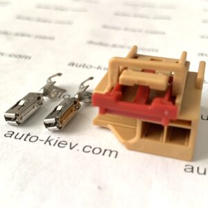 VW AG 3C0972725A роз’єм 2 pin 2.8 mm, корпус для 8 pin 0.63 mm, Hungary оригінал нове (без дроту)