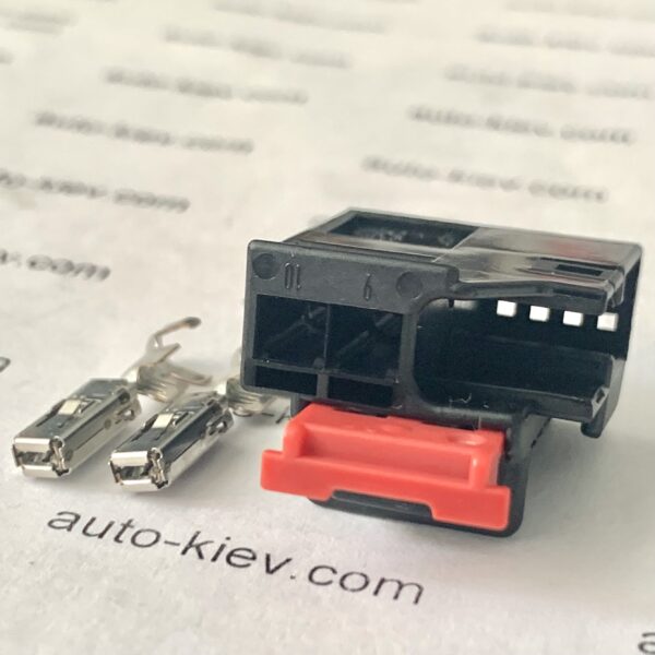VW AG 3C0972725 роз’єм 2 pin 2.8 mm, корпус для 8 pin 0.63 mm, Hungary оригінал нове (без дроту)