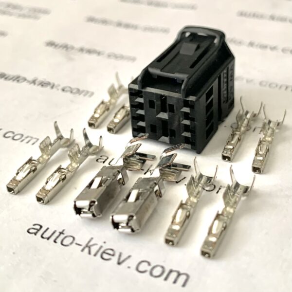 VW AG 7P0972725 (TE 0-2112415-1) роз’єм 8 pin 1.2 mm , 2 pin 2.8 mm GERMANY оригінал нове (без дроту)