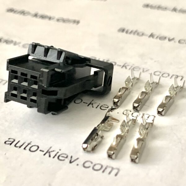 VW AG 8W0971636 (TE 1563334-1) роз’єм 6 pin 0.63 mm GERMANY оригінал нове (без дроту) - Зображення 3
