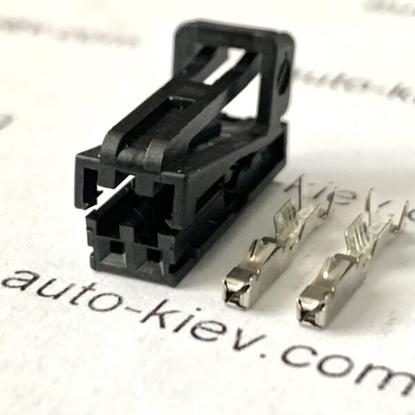 VW AG 8W0971832 (TE 1563333-1) роз’єм 2 pin 0.63 mm, Hungary оригінал нове (без дроту)