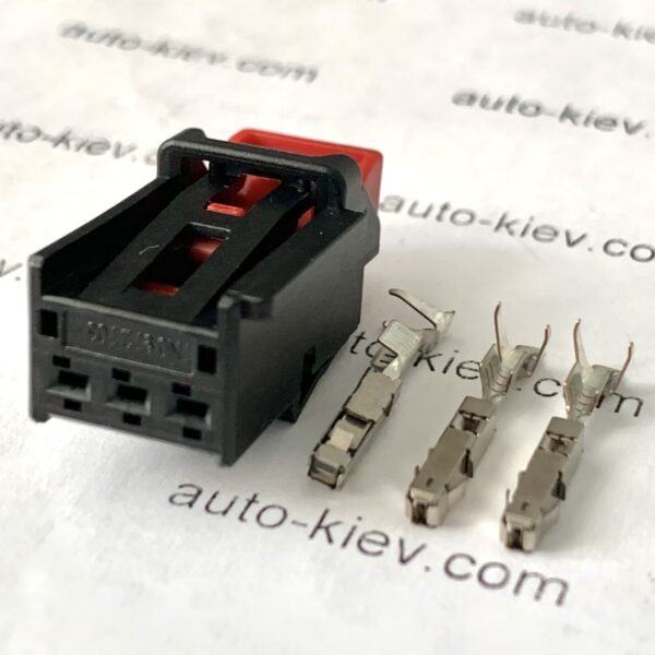 VW AG 7N0972703 роз’єм 3 pin 1.5 mm GERMANY оригінал нове (без дроту)