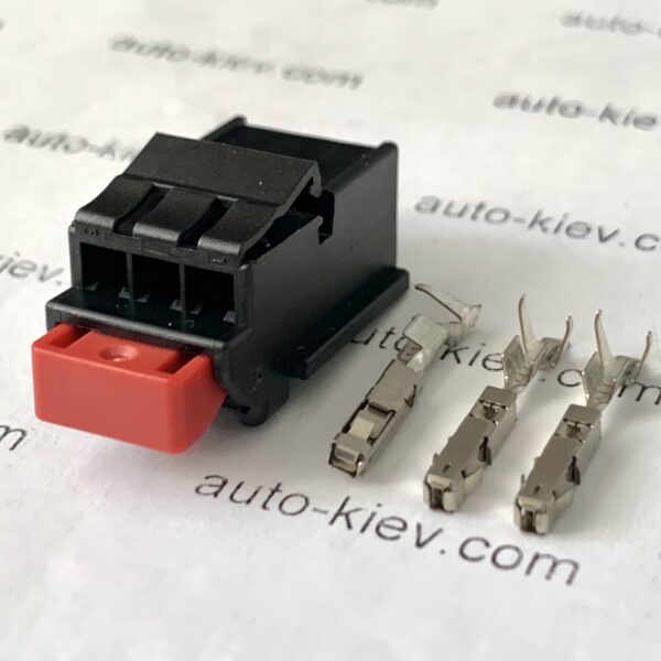 VW AG 7N0972703 роз’єм 3 pin 1.5 mm GERMANY оригінал нове (без дроту) - Зображення 2