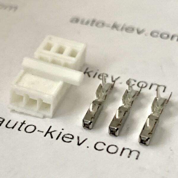 VW AG 4M0972705 роз’єм 3 pin 0.63 mm SPAIN оригінал нове (без дроту) - Зображення 2