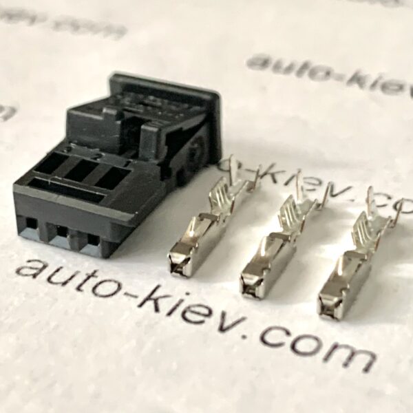 VW AG 1C0973119B (TE 1-1718346-2) роз’єм 3 pin 0.63 mm оригінал нове (без дроту).