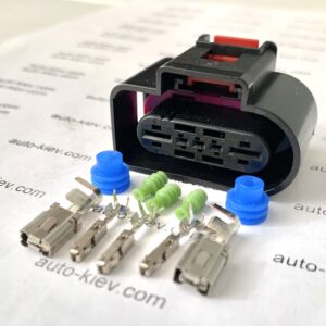 AUDI VW 1K0919231 роз’єм 2 pin 5.8mm i 3 pin 1.5mm GERMANY оригінал нове (без дроту)
