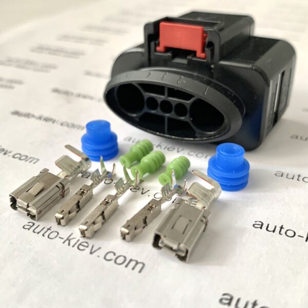 AUDI VW 1K0919231 роз’єм 2 pin 5.8mm i 3 pin 1.5mm GERMANY оригінал нове (без дроту) - Зображення 2