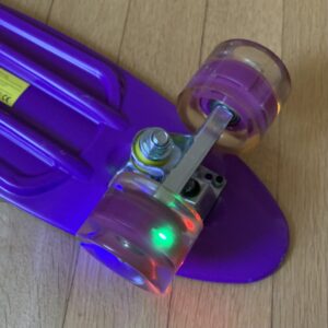 Скейт пеніборд колеса що світяться Profi 56 см бузковий (MS 0848-LV)