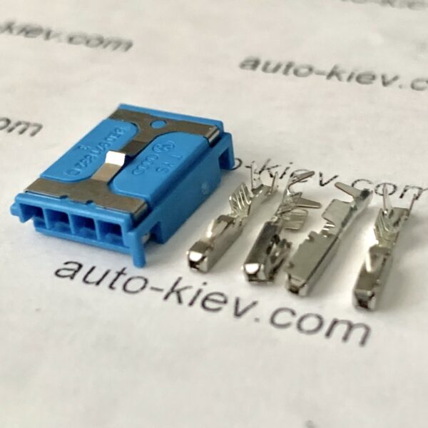 AUDI VW 8E0971832C (TE 0-1534132-4 A) роз’єм 4 pin 0.63 mm оригінал (без дроту) нове - Зображення 2
