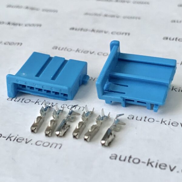 AUDI VW 6Q0972706 (TE 1-969490-4 A) роз’єм 6 pin 0.63 mm BELGIUM оригінал (без дроту) нове - Зображення 4