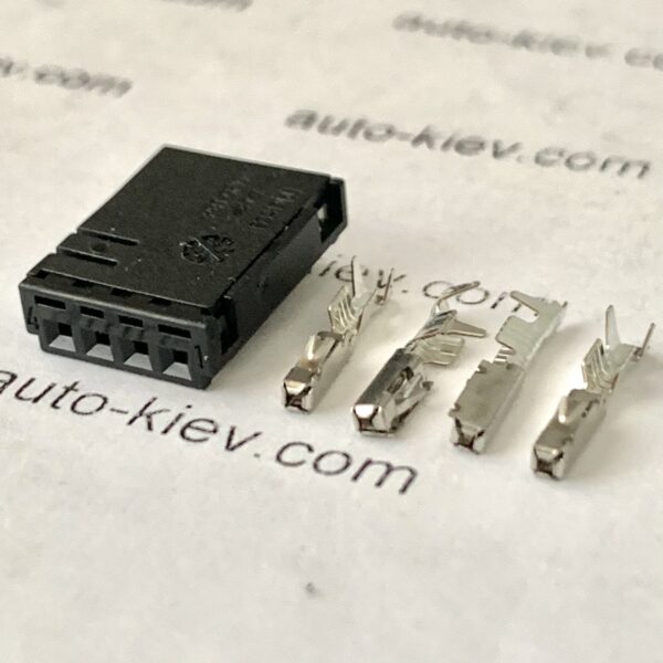 AUDI VW 8E0971832 (TE 0-1534232–1 A) роз’єм 4 pin 0.63 mm оригінал (без дроту) нове - Зображення 2
