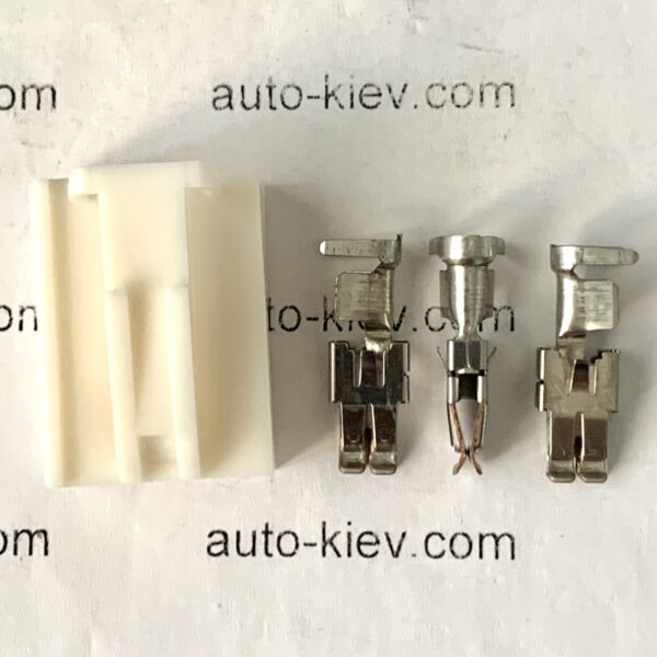 AUDI VW 1J0919321 роз’єм 3 pin 5.8 mm GERMANY FEP оригінал нове (без дроту) - Зображення 2