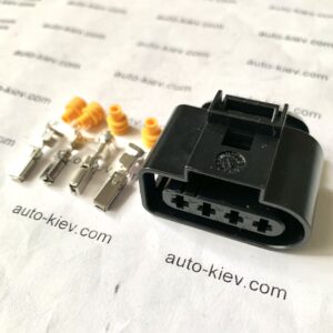 AUDI VW 4B0973724 роз’єм 4 pin 2.8 mm HUNGARY оригінал (без дроту)
