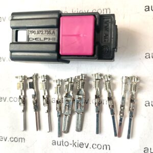 Альтернативний вигляд VW AG 7P0972735A (33289543-01) роз’єм 10 pin (8 pin 1.2 mm, 2 pin 2.8 mm) AUSTRIA оригінал нове (без дроту).