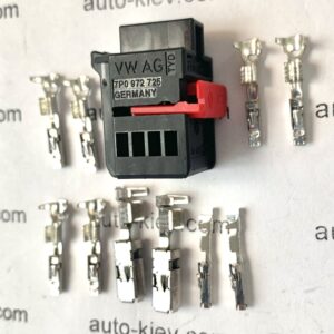 Альтернативний вигляд VW AG 7P0972725 (TE 0-2112415-1) роз’єм 10 pin (8 pin 1.2 mm , 2 pin 2.8 mm) GERMANY оригінал нове (без дроту).