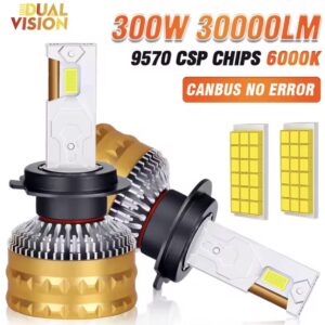 H11/H8/H9 led лампи Dualvision K80 9570(CSP) 6000K 30000Lm 220W 9-16v CANBUS 2 шт