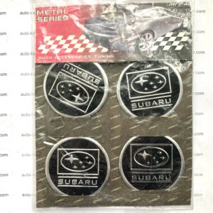 Наклейки для ковпачків на диски SUBARU (60 мм) 4 шт.