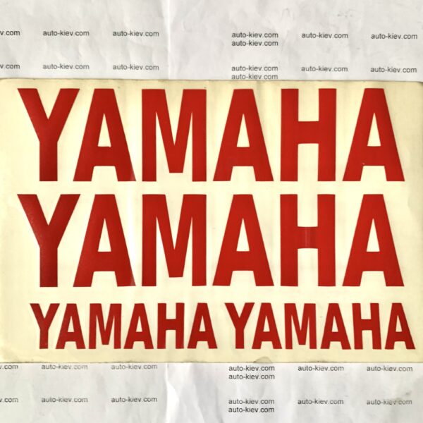 «YAMAHA» набір наклейок перекладних (22 см*5 см 2 шт, 11 см*2.5 см 2 шт) 1 шт. - Зображення 2