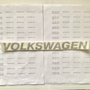 Наклейка на авто “VOLKSWAGEN” (31 см * 2.6 см) перекладна 1 шт