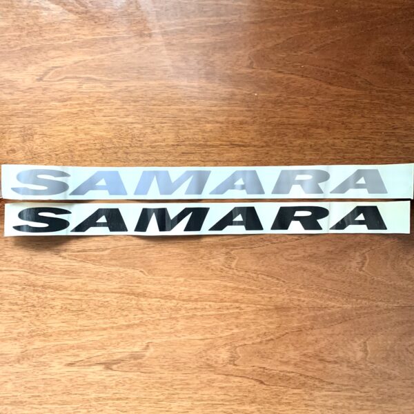 Наклейка на авто “SAMARA” ( 35 см * 3 см) перекладна 1 шт