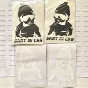 “BABY IN CAR” перекладна наклейка (11 см*15 см) 1 шт.