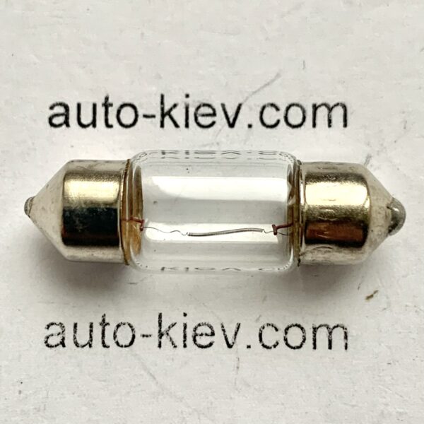 Авто лампа МАЯК (61210С) АС 12-10W 12в 10Вт SV8,5 (31 мм) - Зображення 2