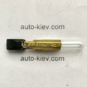 лампа миниатюрная, "телефонная" 6V 50mA 5.9 x 44.5 mm