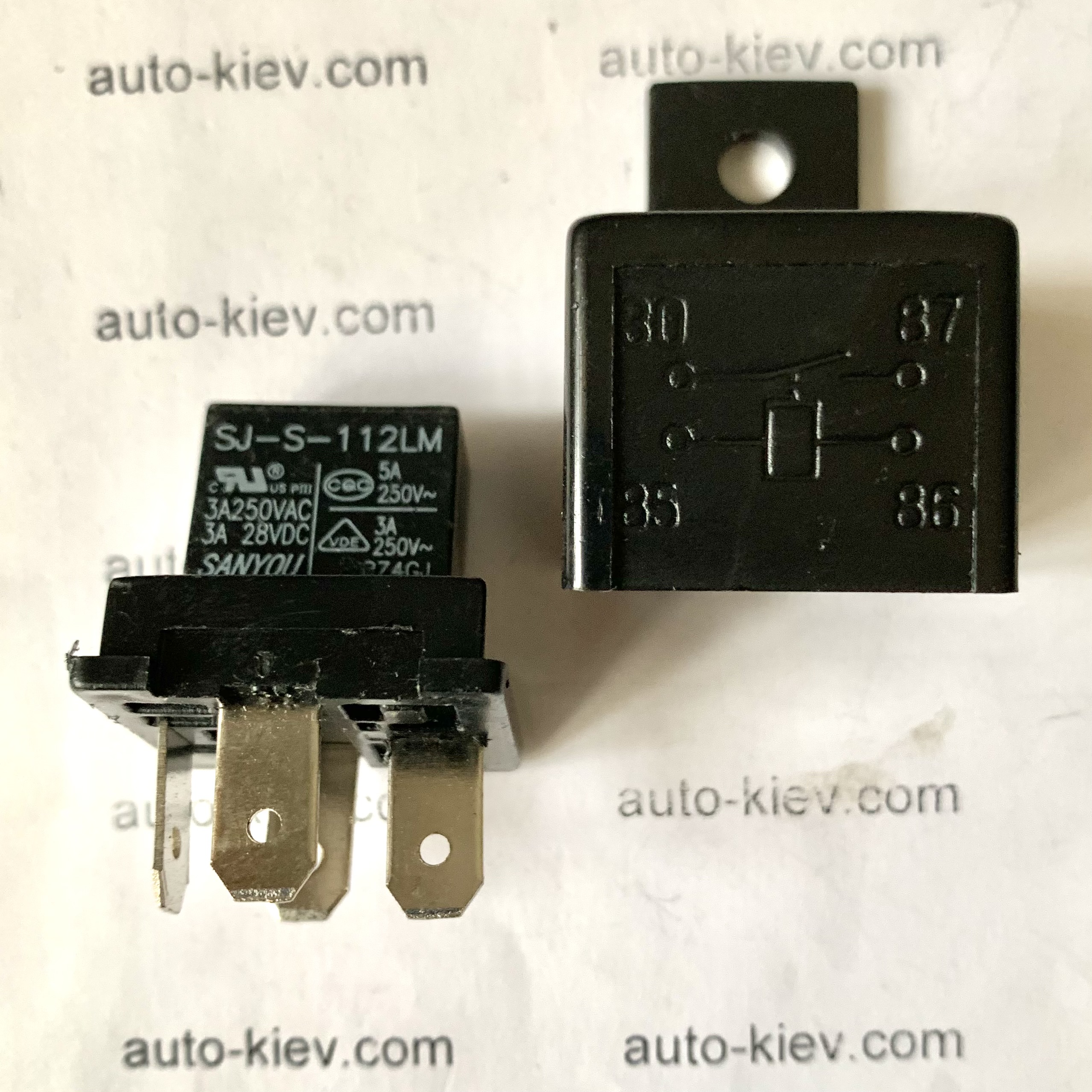 Реле 30A 12v (SANYOU SJ-S-112LM) Китай - Зображення 3