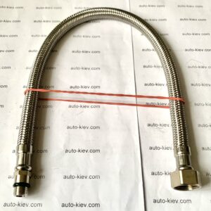 Гнучкий шланг для змішувача M10 х 3/8" 0,4 м PN10 коротка голка