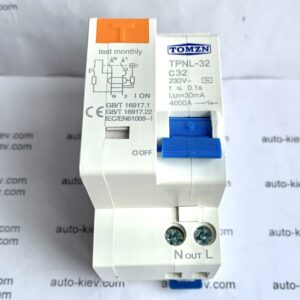 Дифавтомат TOMZN TPNL-32 C32 230v Диференціальний автомат