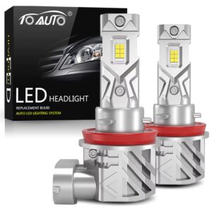 H8 H9 H11 led лампа TOAUTO D1843 6500K 25000Lm 100W 12v CANBUS 2 шт