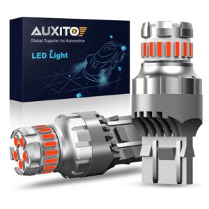 Світлодіод W21/5W AUXITO LED T20(7443) 7.5W 1200Lm яскравий червоний 2 шт