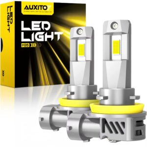 H8/H9/H11/H16(JP) led лампи AUXITO M3S 7035(CSP) 6500K 20000Lm 80W 9-18v CANBUS 2 шт