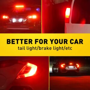 Alternative view of AUXITO світлодіодні лампи 3157, T25, P27/7W червоне світло 2 шт.