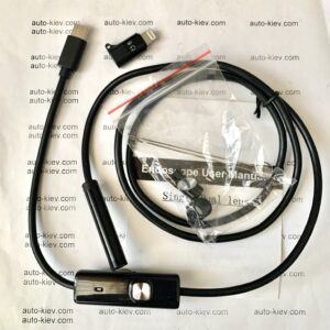 Alternative view of Ендоскоп для IOS Iphone та Android діаметром 8 мм водонепроникний жесткий кабель, з підсвічуванням 1 m