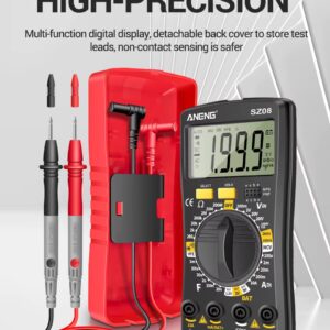 Alternative view of Мультиметр ANENG SZ08 цифровий вольтметр постійного та змінного струму, тестер напруги, опору, ємності, діода, Гц