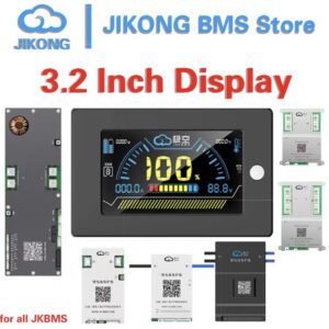 Alternative view of JIKONG 3,2-дюймовый дисплей (процент, вольтаж, ток, температура)